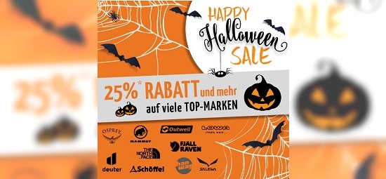 25% Halloween-Rabatt auf viele Marken bei doorout