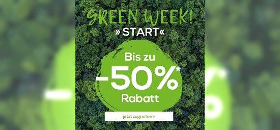 Green Week bei doorout - bis zu 50% sparen