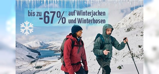 Bis zu 67% auf Winterjacken und Winterhosen bei doorout