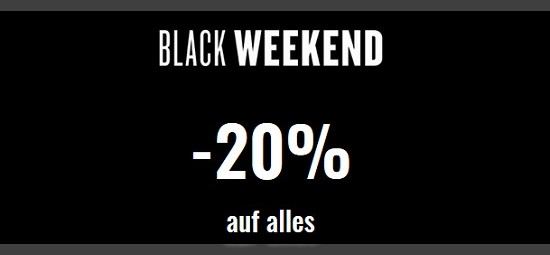 Black Weekend bei sportler.com - 20% Rabatt auf alles